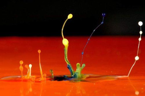 Creative Water Droplets Art