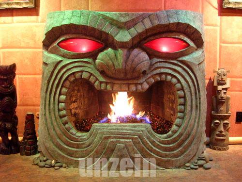 Tiki Fireplace