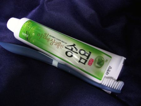Pine flavored Toothpaste