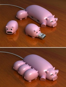 USB แบบหมูน้อยน่ารัก