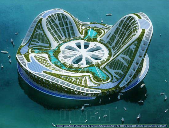 Lilypad Floating City @Dubai