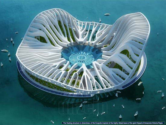 Lilypad Floating City @Dubai