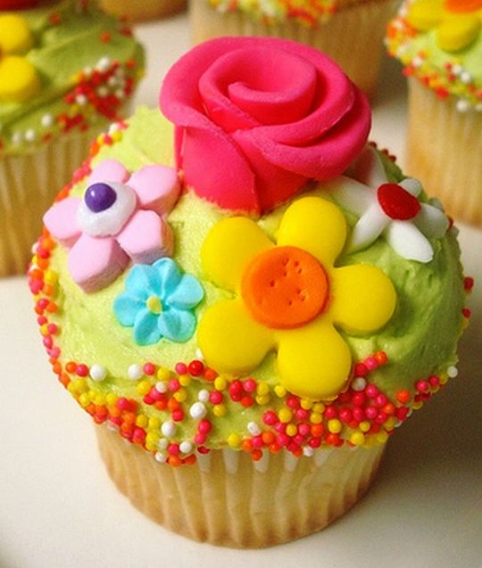 cupcake ดอกไม้สวยๆ