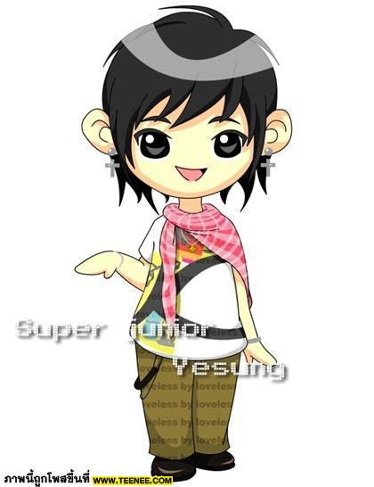 รูปการ์ตูนหนุ่มๆ sj ค่ะ