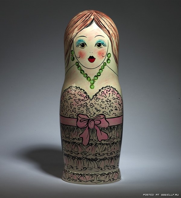 Designer Matryoshka in honor of 10 anniversary of Vogue Russ 1 