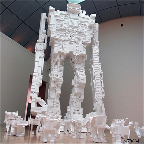 นี่คือThe Giant Polystyrene Robotในอนาคตของชาวโลก