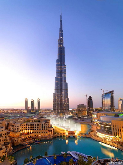 View from the Top of Burj Dubai