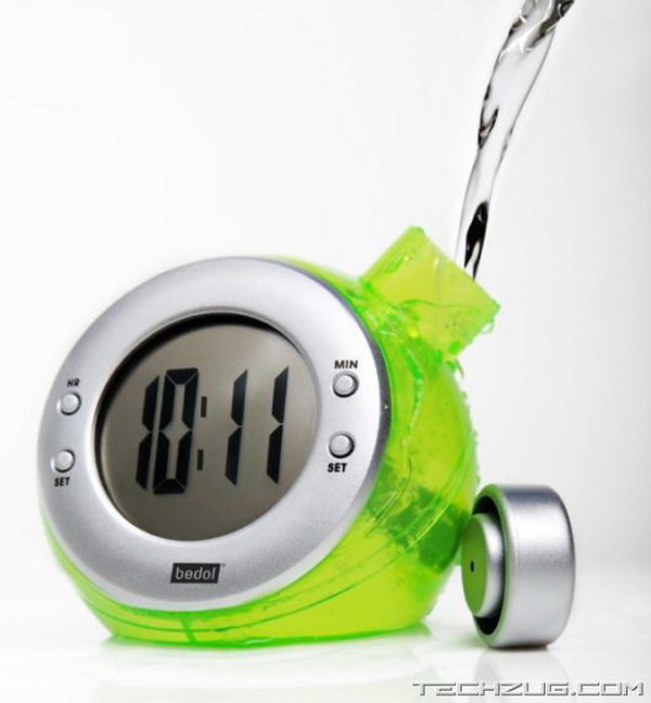 เจ๋ง!!!"นาฬิกาปลุก"ที่ใช้"พลังงานน้ำ"