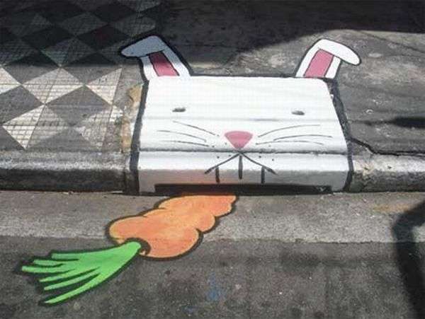 Street art ท่อน้ำทิ้ง