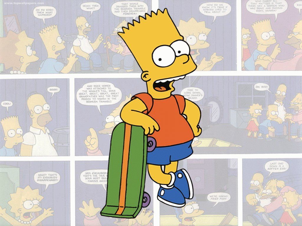 Wallpaper การ์ตูน Simpsons 