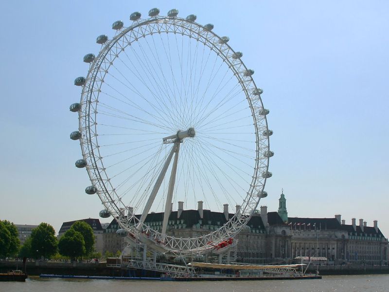 London Eye From North Bank