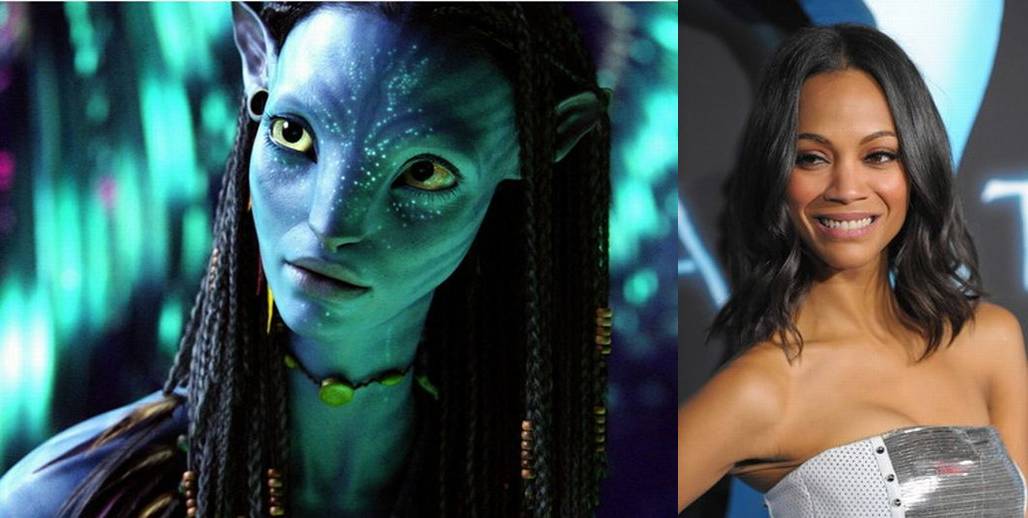 Neytiri จากเรื่อง Avatar  แสดงโดย Zoe Saldana 