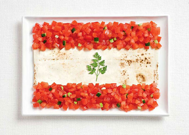 ♡ FOOD FLAGS...เมื่อธงชาติทำมาจากอาหาร ♡