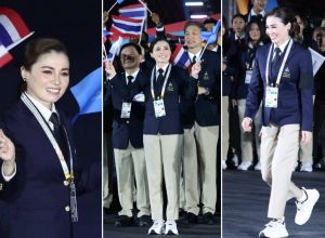 ประมวลภาพ พระราชินี นำทัพนักกีฬาไทย ร่วมพิธีเปิดซีเกมส์ 2025