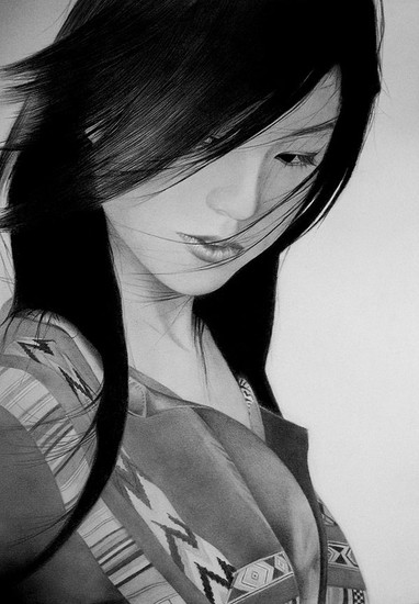 Hot Sketches Of Asian Girls