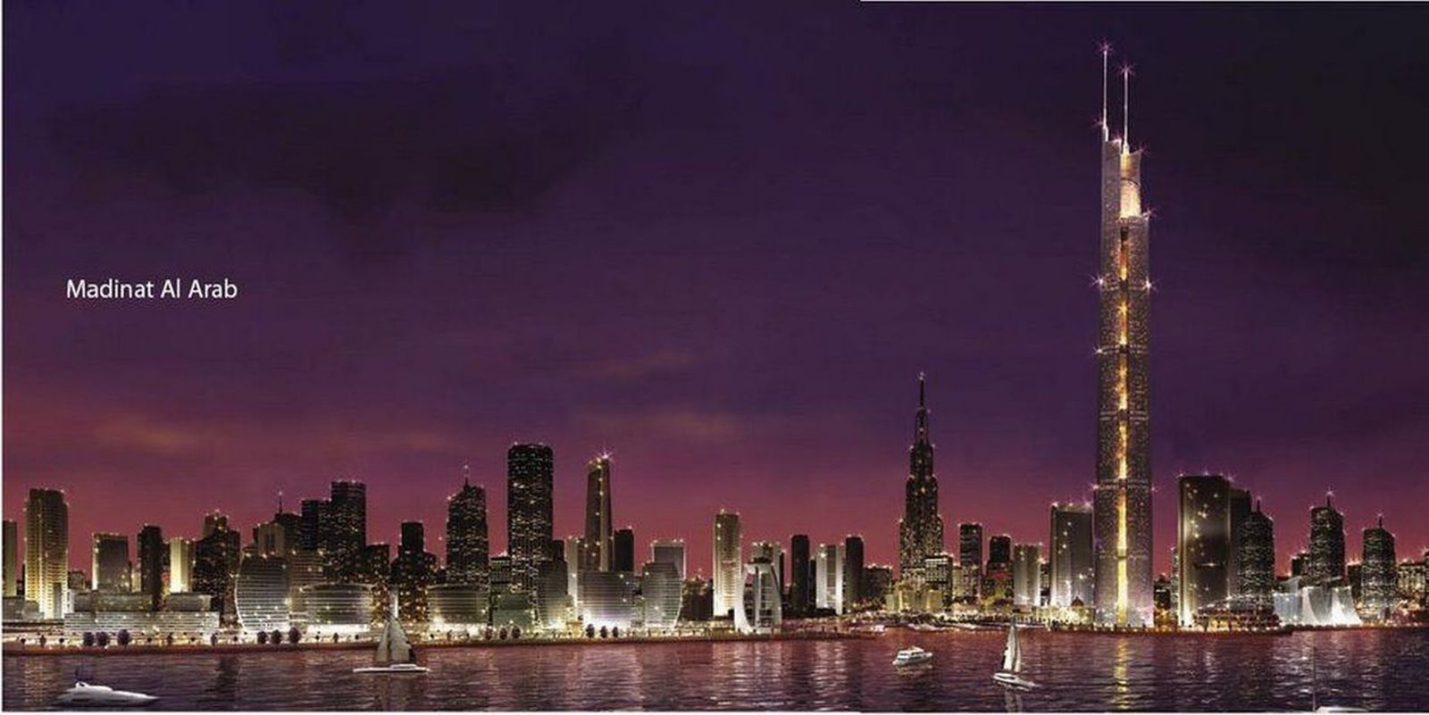 Dubai Waterfront หากสร้างเสร็จแล้วก็จะกลายเป็นเมืองริมน้ำที่มีขาดใหญ่และเจริญที่สุดในโลก