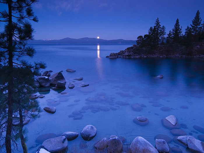 Secret Cove by Moonlight Lake Tahoe California