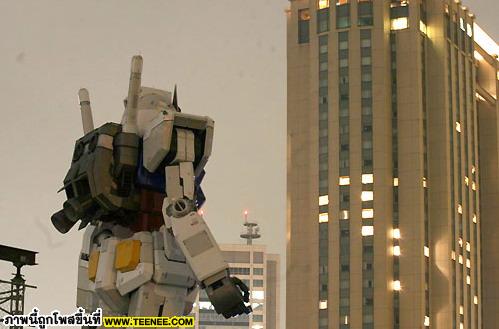 โมเดลGundamขนาด1/1 ฉลอง30ปี Gundam