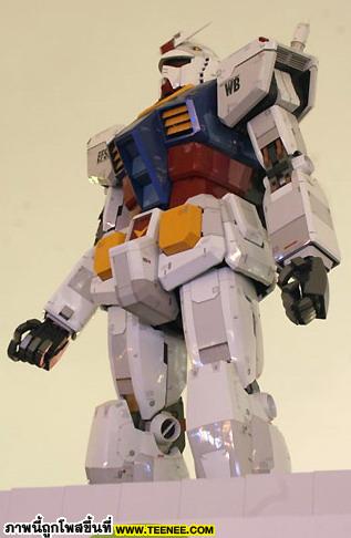 โมเดลGundamขนาด1/1 ฉลอง30ปี Gundam