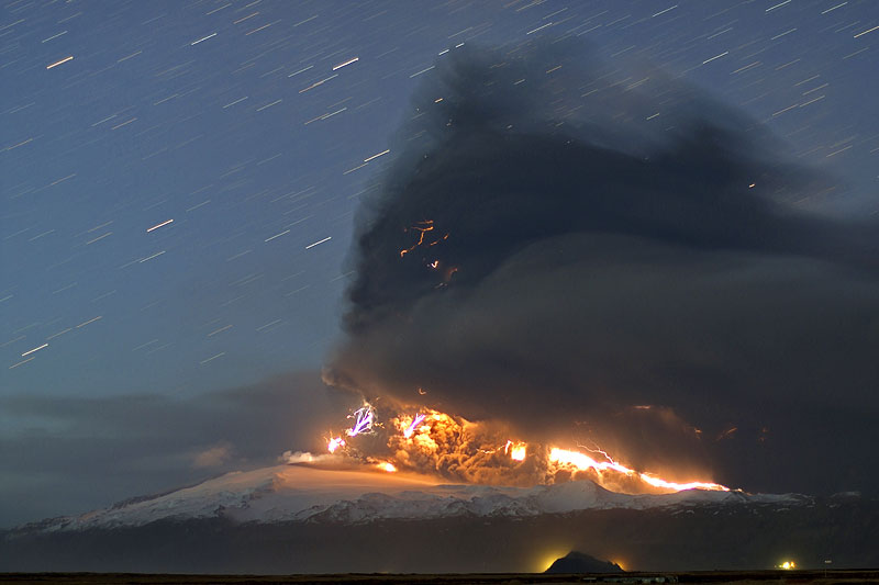 Iceland Volcano ภูเขาไฟระเบิดที่ ไอร์แลน‏ด์