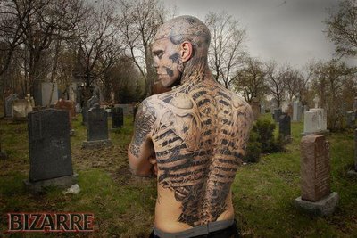 Tattooed Zombie Boy