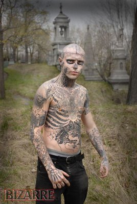 Tattooed Zombie Boy