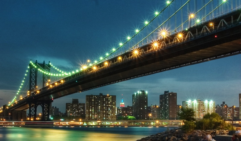 Bridge by night