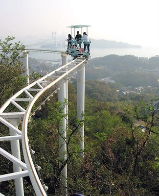 Weird Rollercoaster Ride in Japan