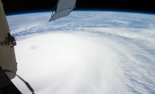 ภาพพายุเฮอริเคนมุมสูงจาก นาซ่า