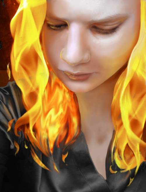 [Photoshop] ไฟ ...... (This is fire)