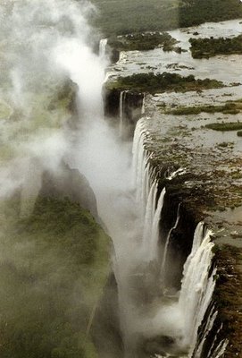 ว่ายน้ำที่ Victoria Falls