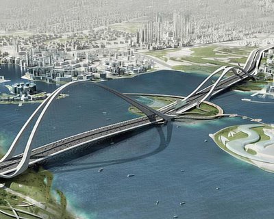 Arch Bridge in Dubai by 2012