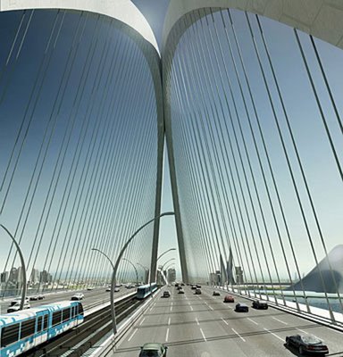 Arch Bridge in Dubai by 2012