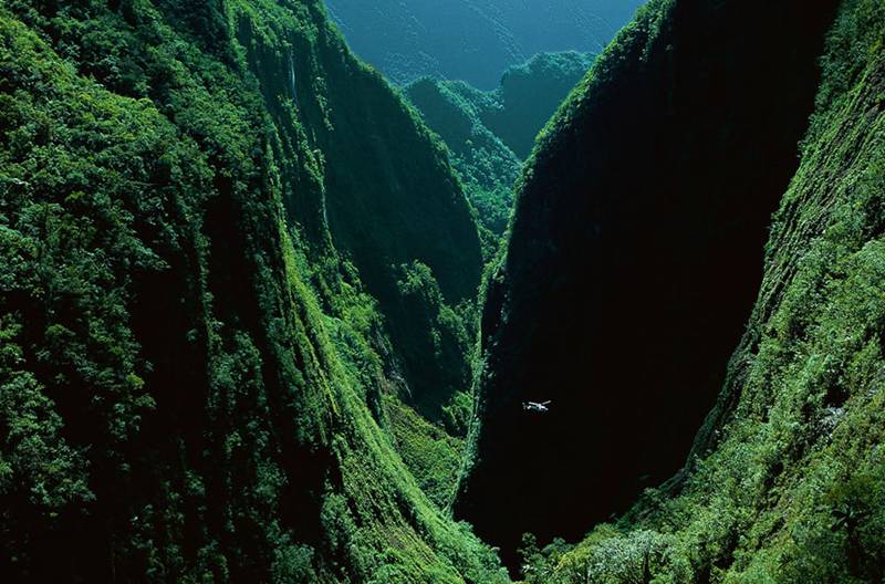 The Gorges of the Bras de Caverne, island of Reunion, France.